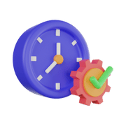 آیکون ساعت سه بعدی