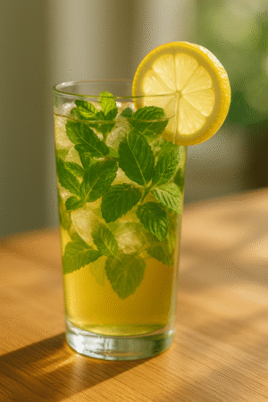 چای سرد نعنا با عرق نعنا