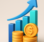 20250514_1228_Financial Growth Icon_simple_compose_01jv706xbwfn8trjz78xyfwta2